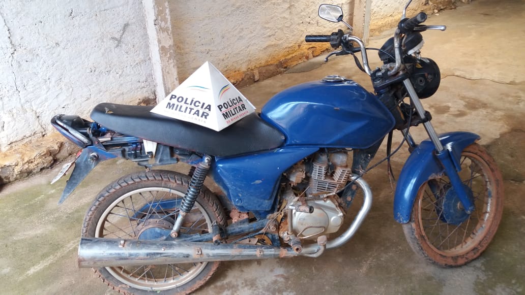 Motocicleta furtada é localizada em Porto Firme