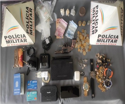 PM recupera material furtado em casa no Sagrados Corações em Viçosa