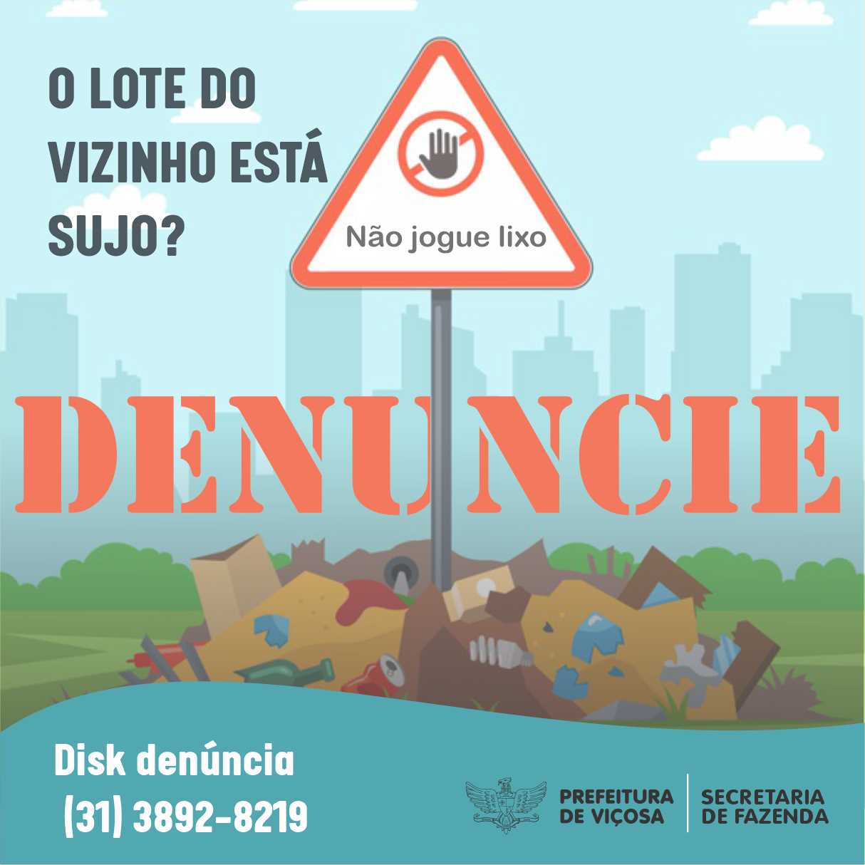 Secretaria de Fazenda notifica e multa proprietários de lotes sujos