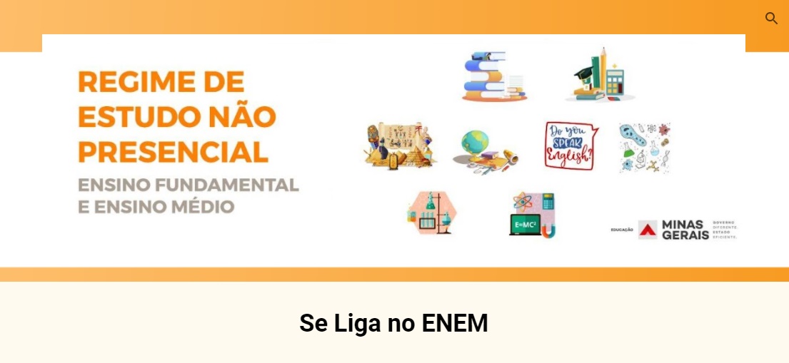Estude em Casa ganha aba com conteúdo dedicado ao Enem