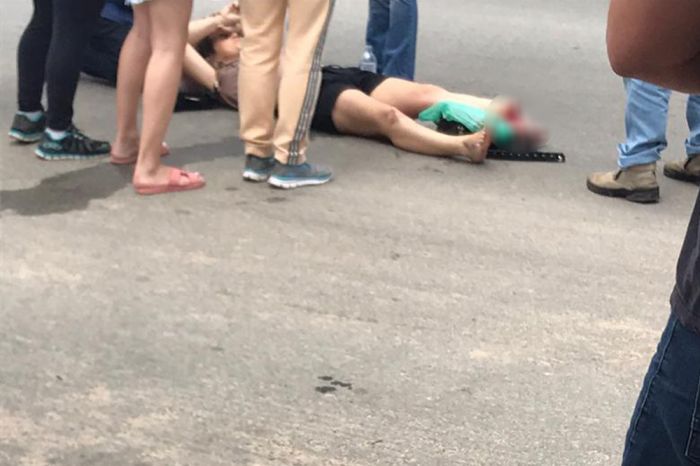 Jovem é atropelada em Porto Firme