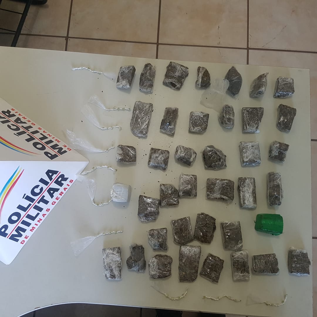 Apreensão de drogas em Ervália