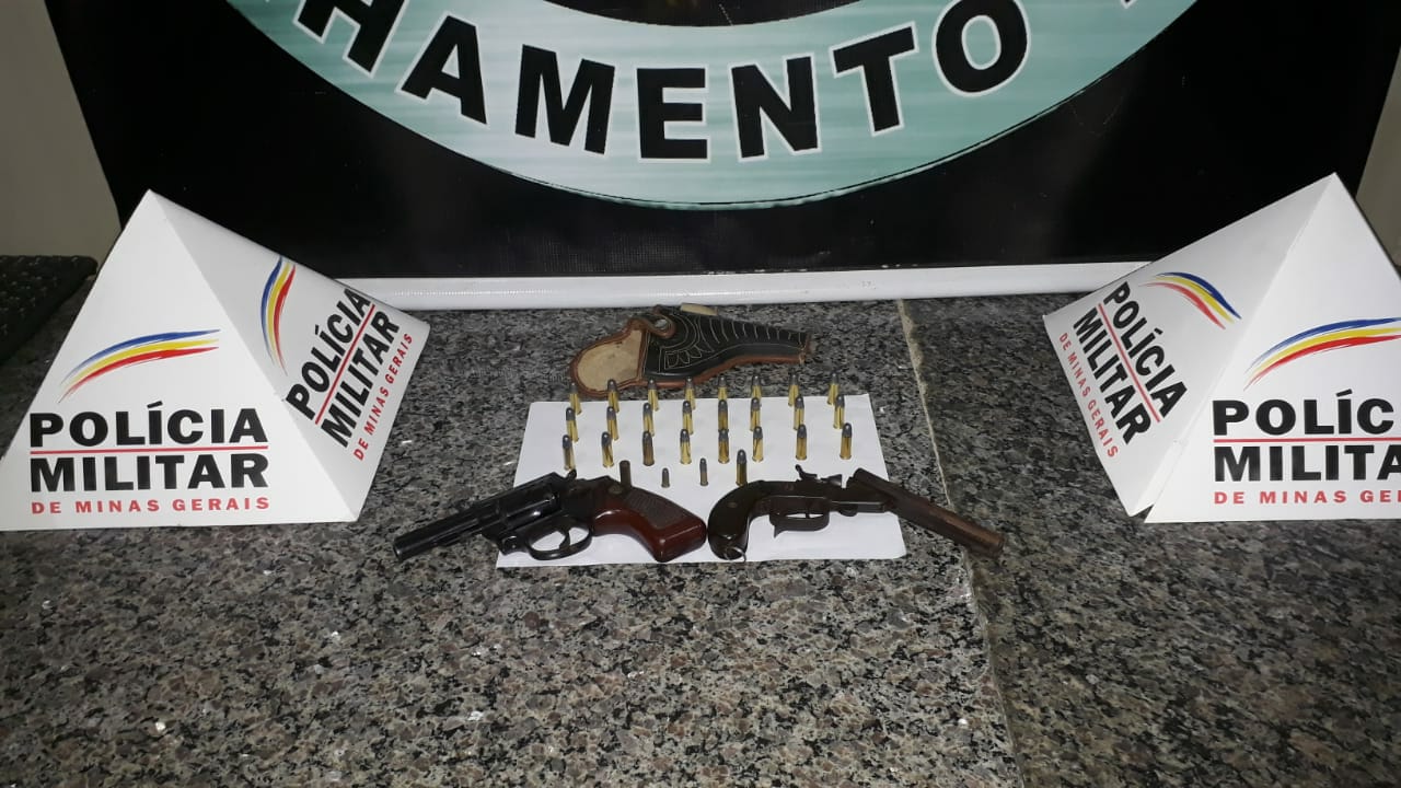Apreensão de armas e munições no Novo Silvestre