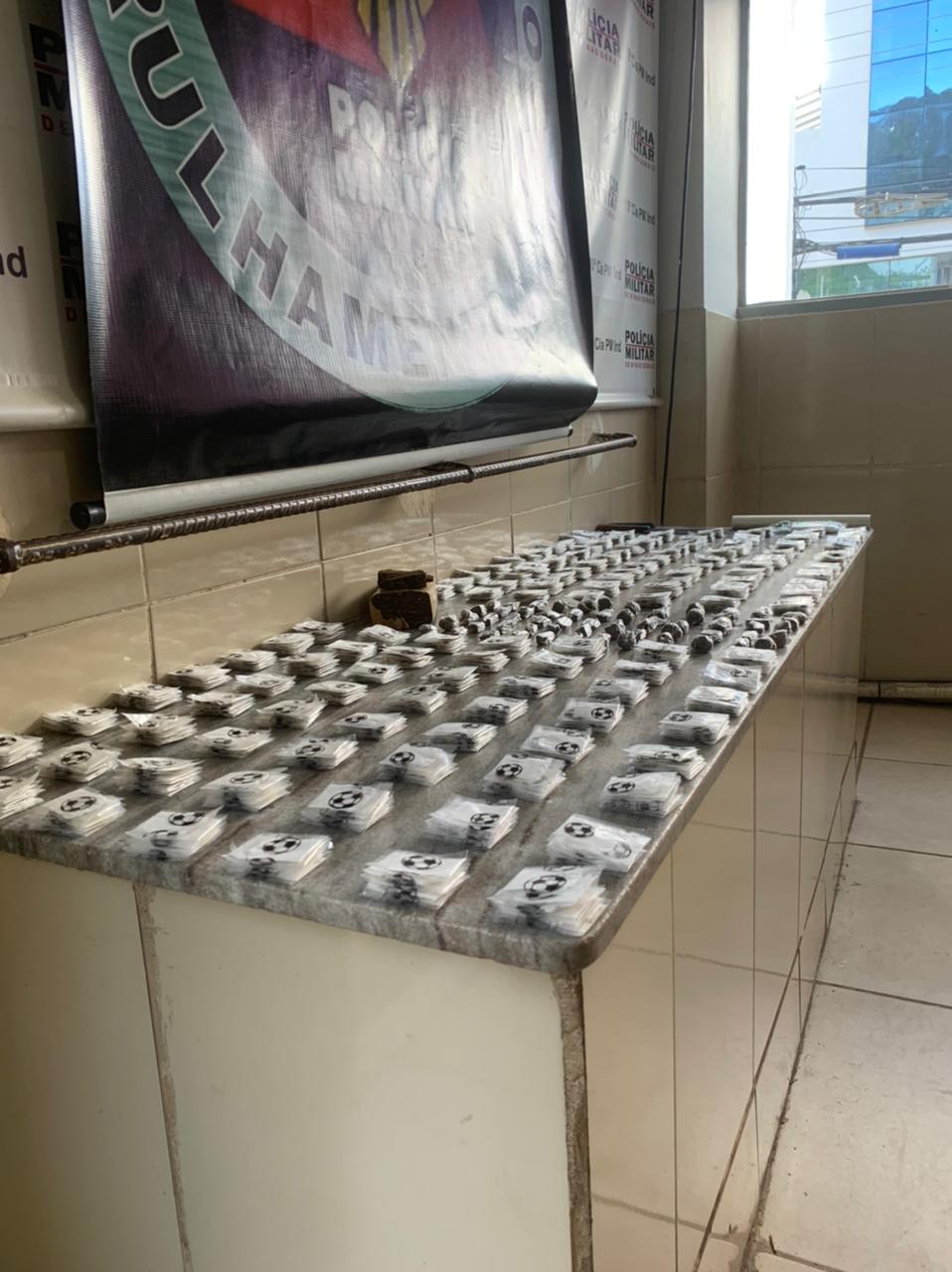 Drogas apreendidas no bairro União