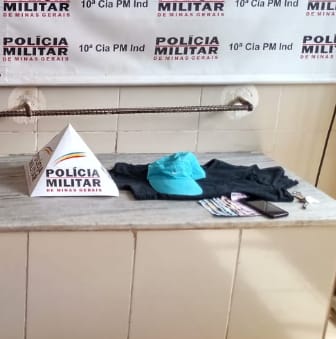 Homem preso por roubo no centro