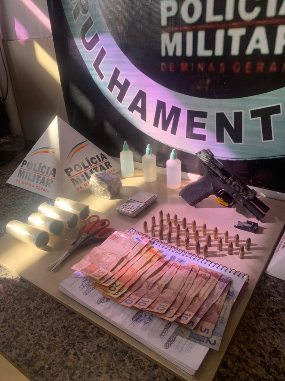 Homem preso por tráfico no bairro Cidade Nova, em Viçosa