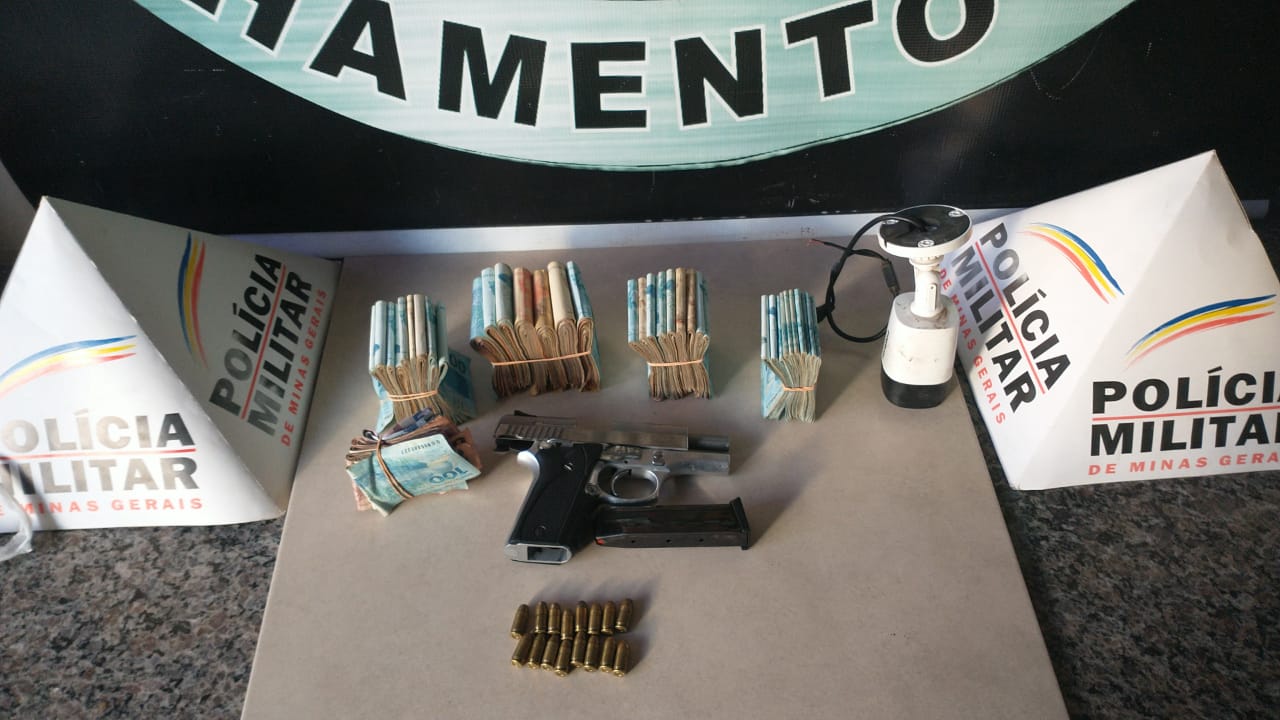 Homem preso por porte ilegal de arma de fogo no bairro de Fátima, em Viçosa