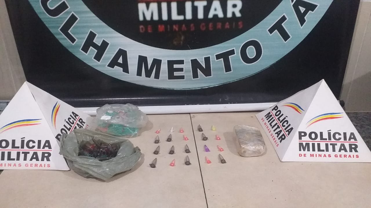 Drogas apreendidas no Santo Antônio, em Viçosa