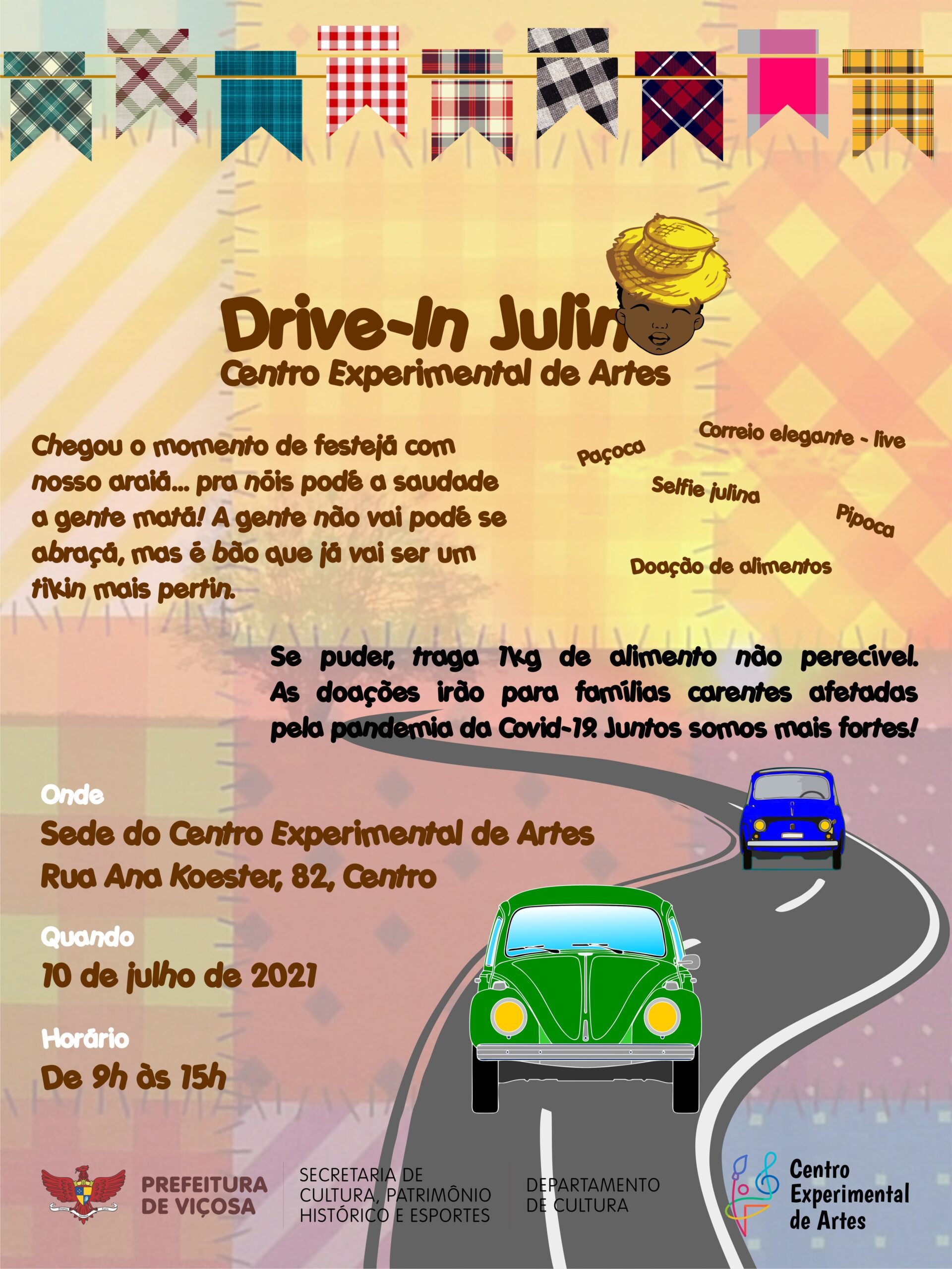 Arraiá do Centro Experimental de Artes acontece neste sábado