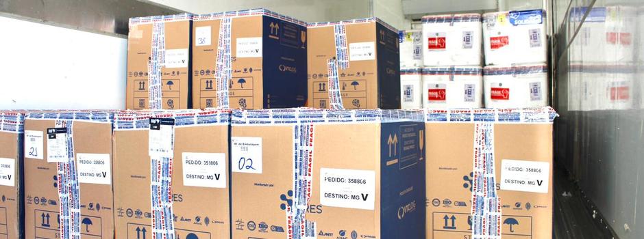 Covid-19: vacinas do 29º lote começaram a ser distribuídas para as Unidades Regionais de Saúde de Minas