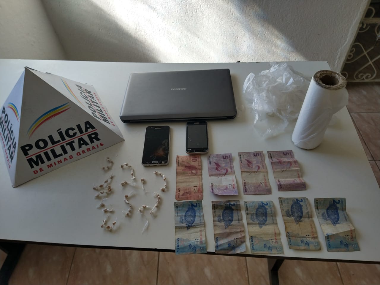 Homem preso em Porto Firme por tráfico de drogas