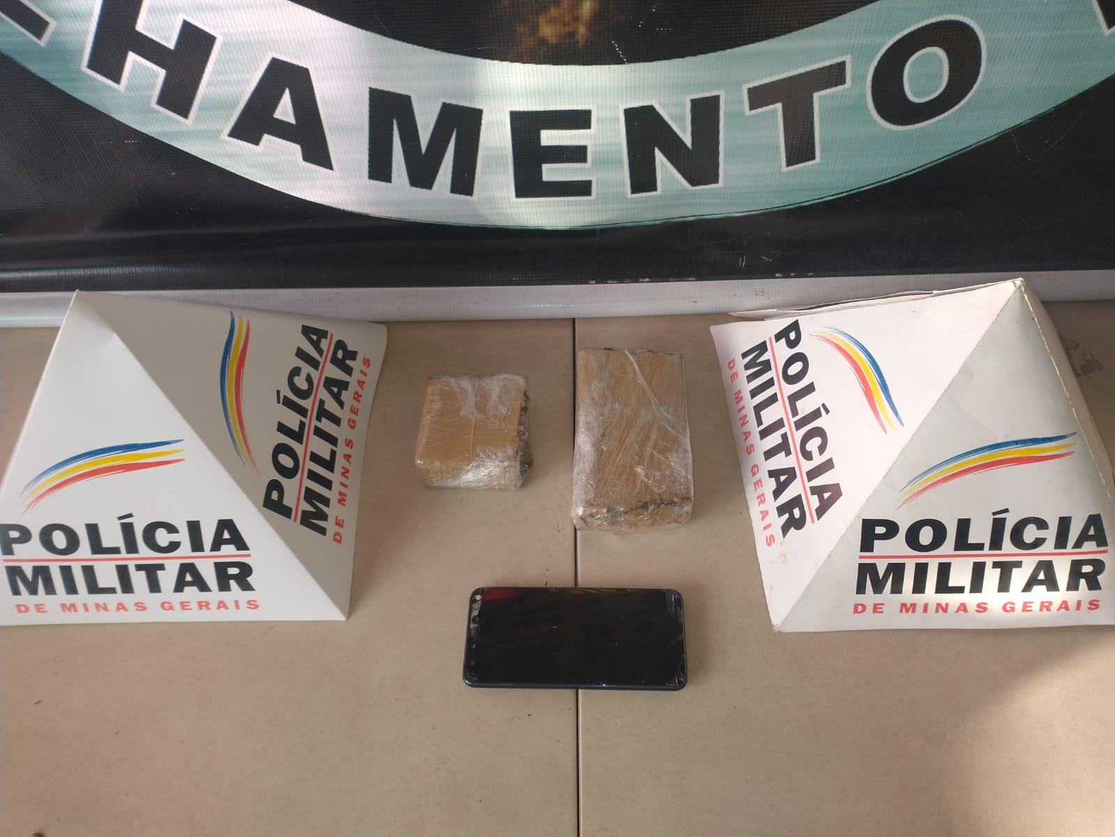 PM apreende droga no bairro Santa Clara, em Viçosa