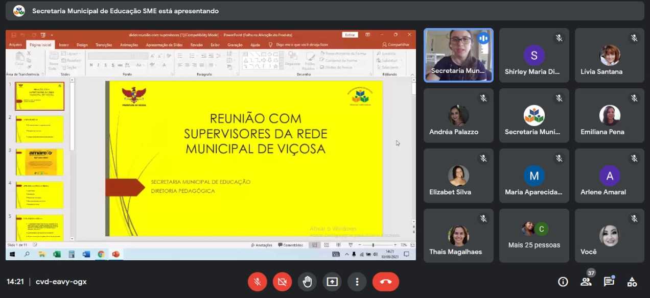 Saúde mental é tema de debate entre supervisores escolares de Viçosa