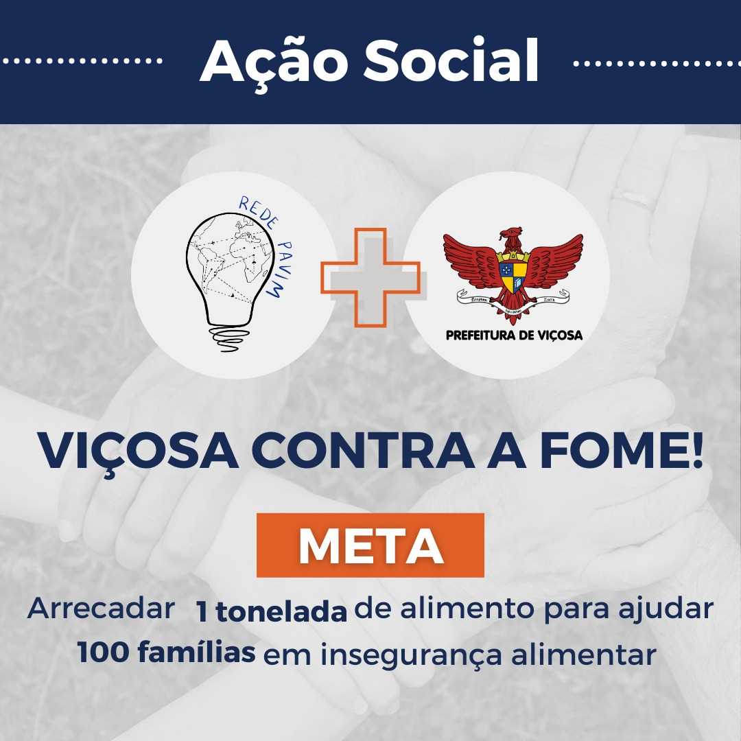 PMV lança ação para arrecadar alimentos para famílias carentes