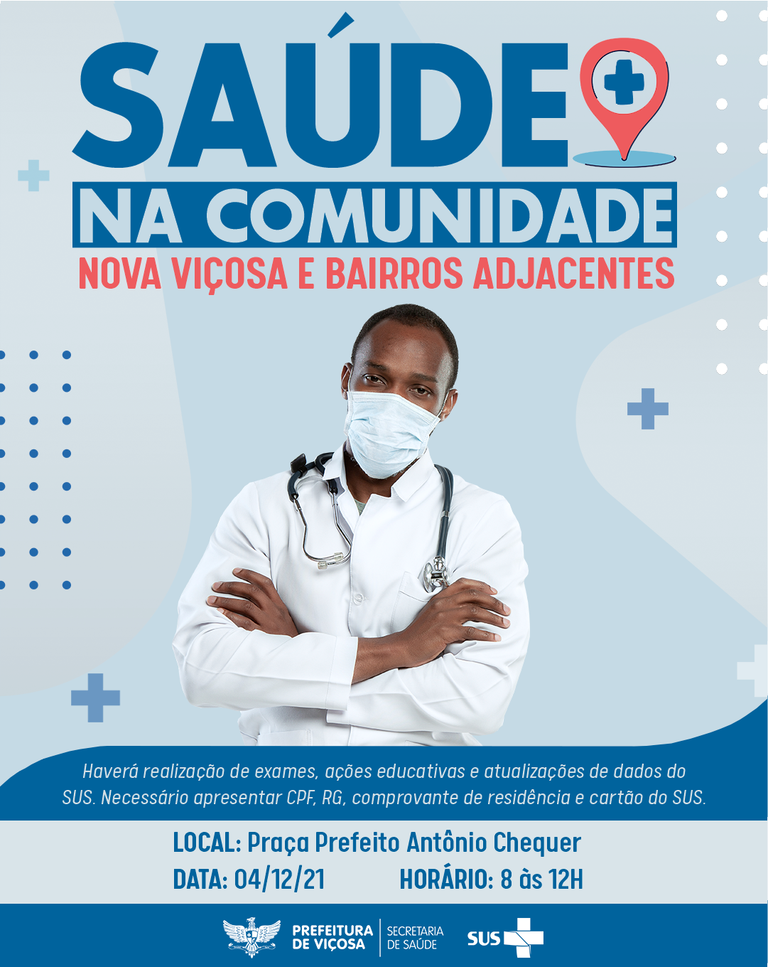 “Saúde na Comunidade”: Nova Viçosa sedia 1ª edição do evento