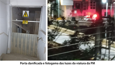 Polícia investiga arrombamento em portão do Banco do Brasil em Ponte Nova