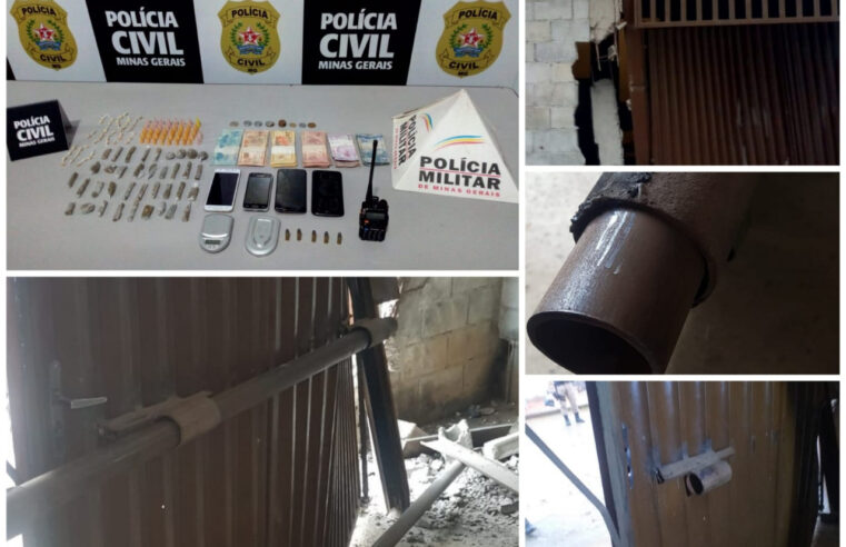 Operação conjunta desmantela associação criminosa em Ubá. Três pessoas foram presas