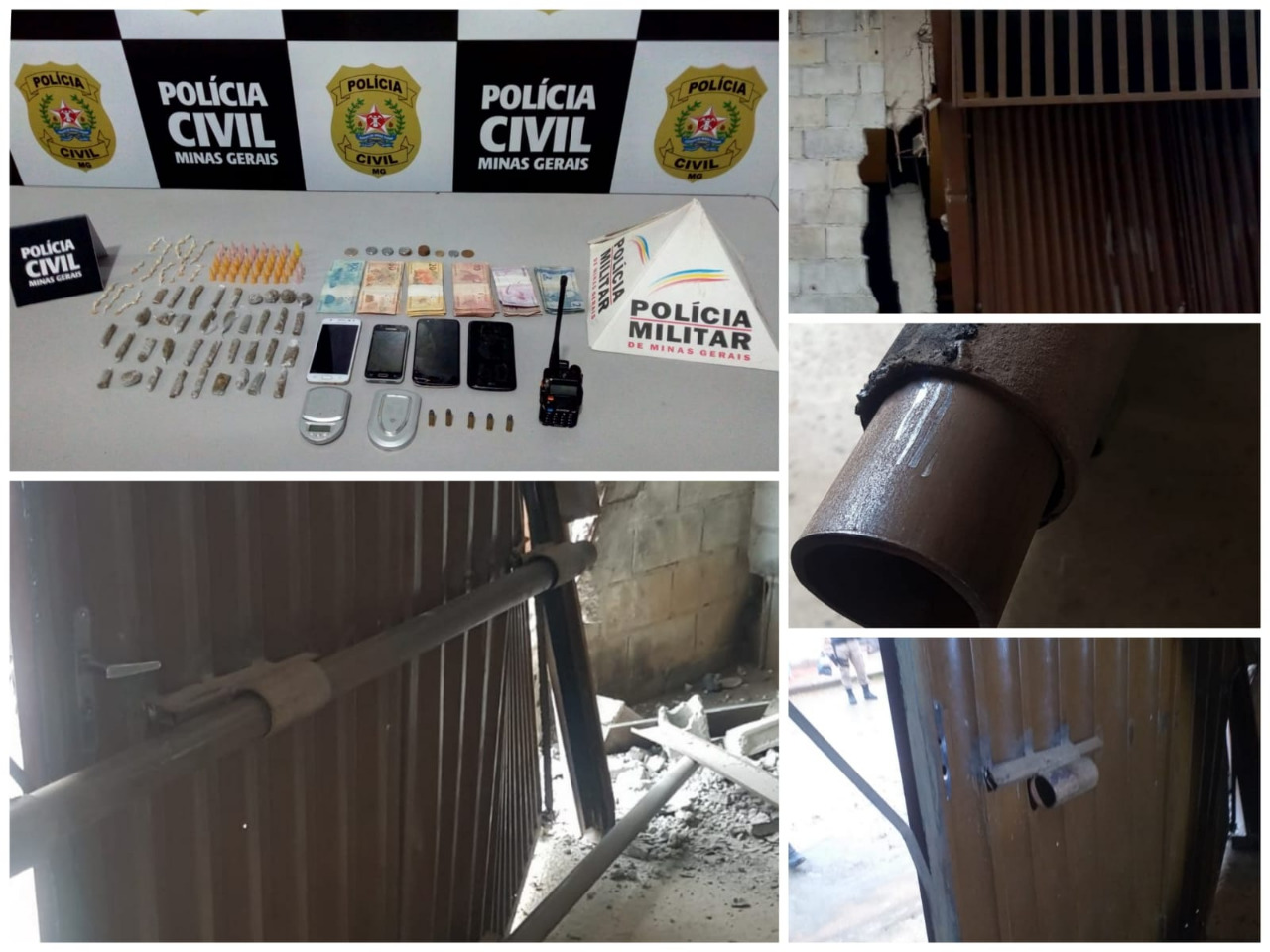 Operação conjunta desmantela associação criminosa em Ubá. Três pessoas foram presas