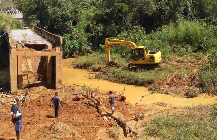 Defesa Civil inicia nesta segunda-feira (15) as obras de reconstrução da Ponte de Silvestre