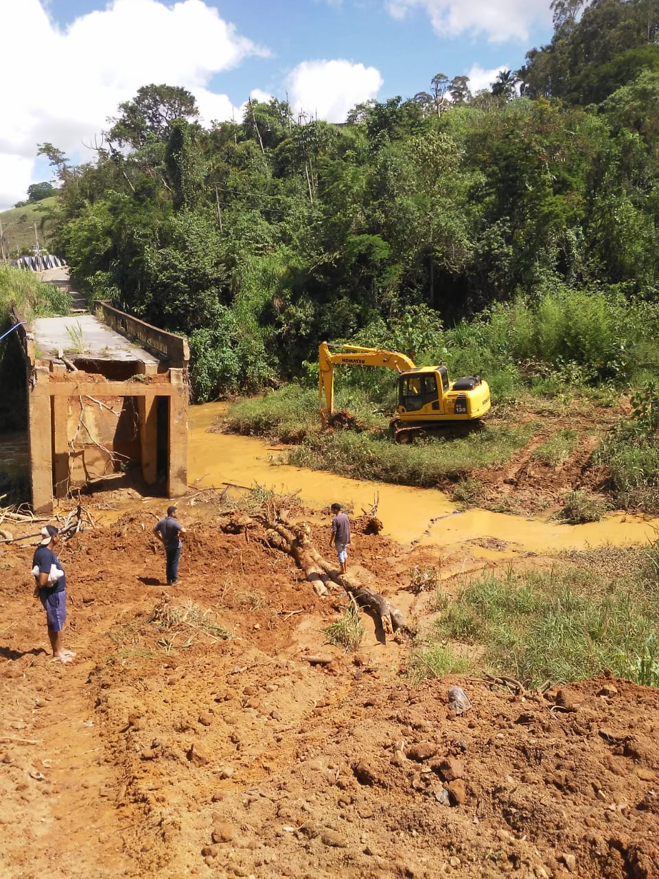 Defesa Civil inicia nesta segunda-feira (15) as obras de reconstrução da Ponte de Silvestre