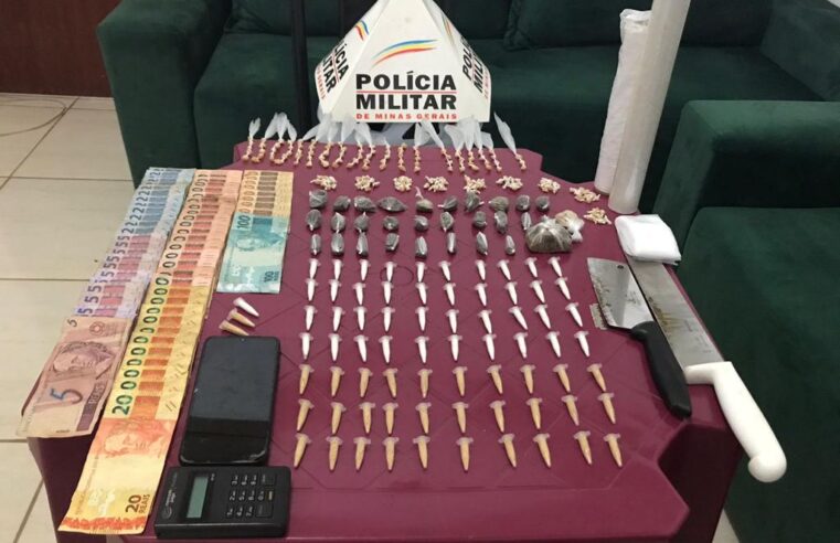 Prisão por tráfico de drogas em Paula Cândido