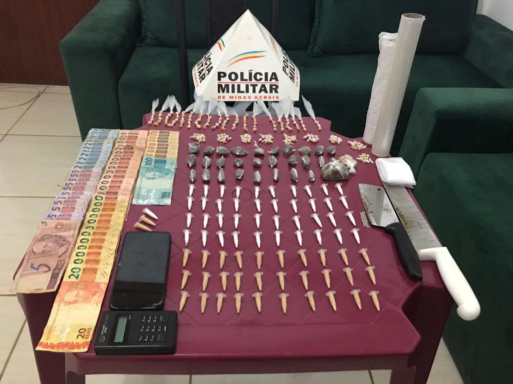 Prisão por tráfico de drogas em Paula Cândido