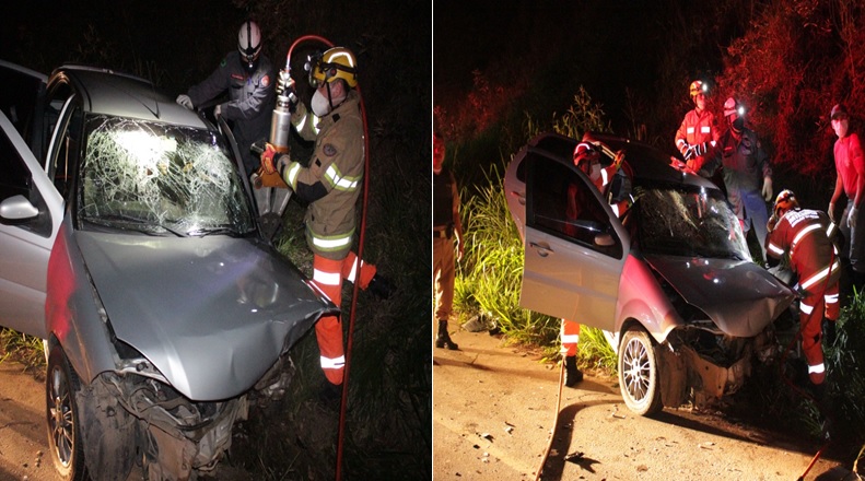 Coimbra: Oito pessoas ficaram feridas em colisão frontal na BR-120