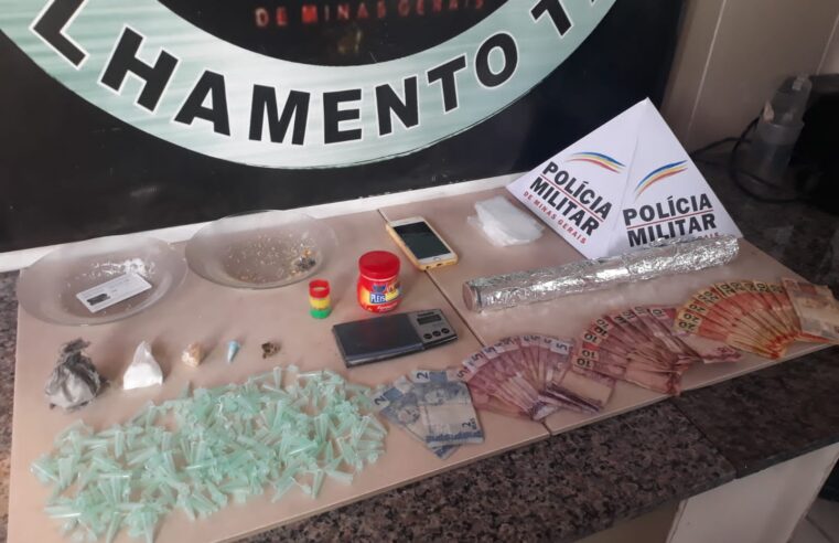 PM de Viçosa prende homem por tráfico de drogas no bairro São José