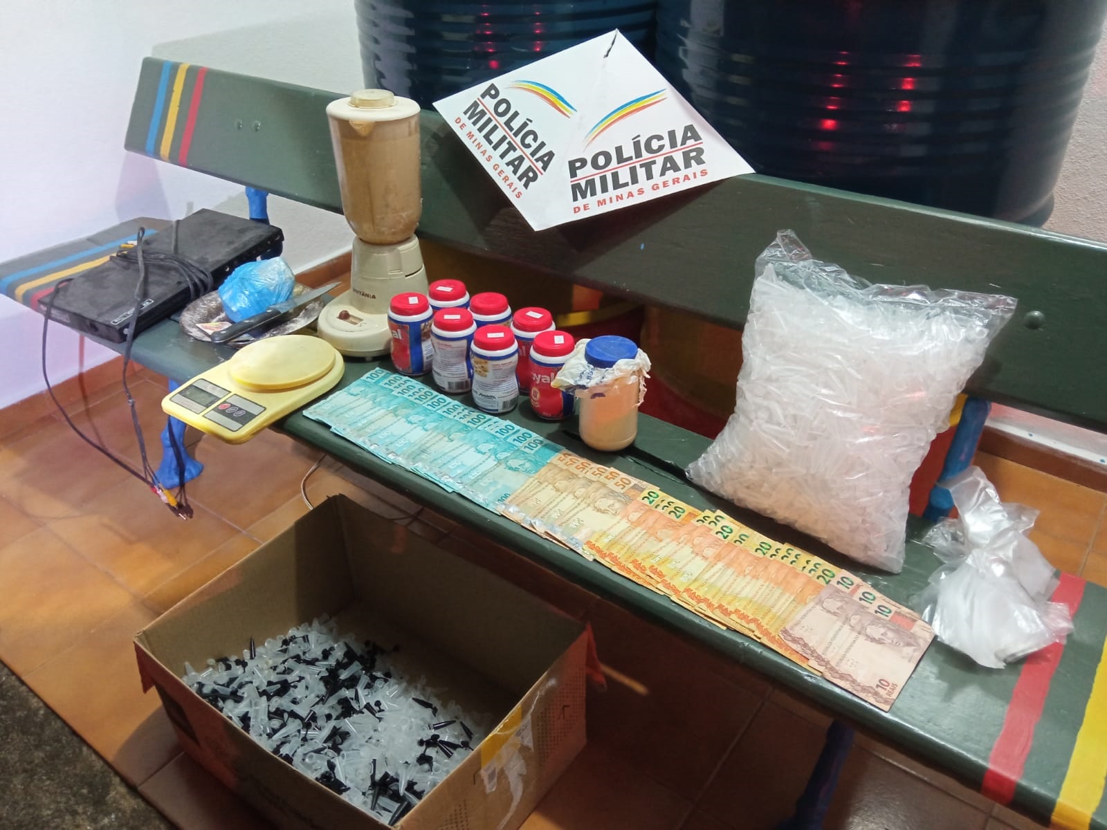 Polícia Militar localiza imóvel usado como laboratório para refino de cocaína em São Geraldo