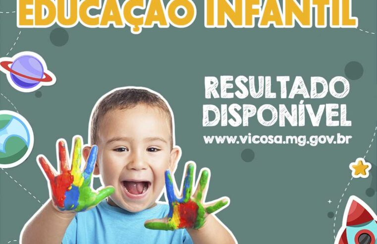 Prefeitura de Viçosa disponibiliza resultado de Cadastro Escolar para Educação Infantil