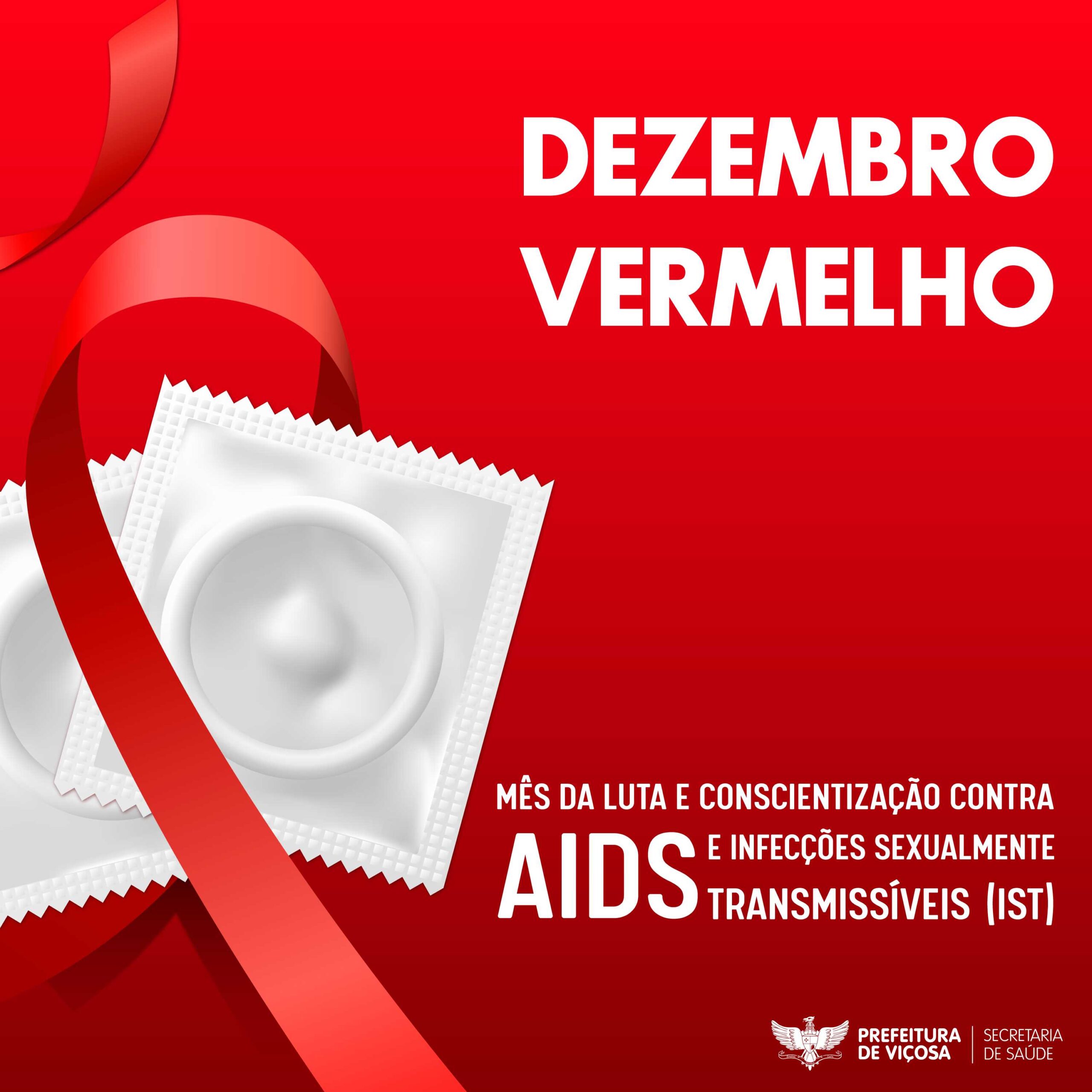 Secretaria de Saúde de Viçosa lança campanha de alerta sobre HIV