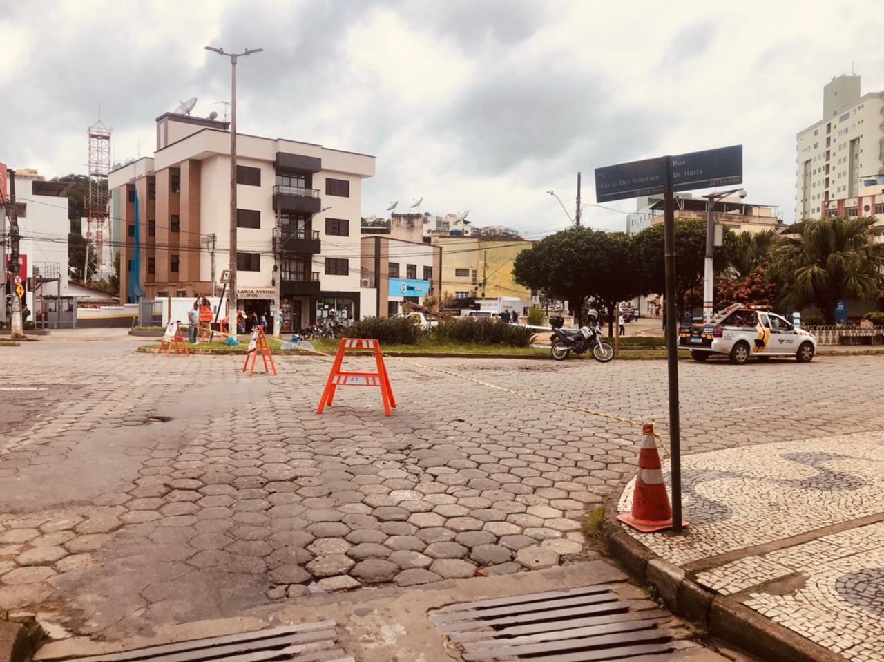 Veja quais foram as alterações de trânsito realizadas na Praça Mário del Giudice e entorno