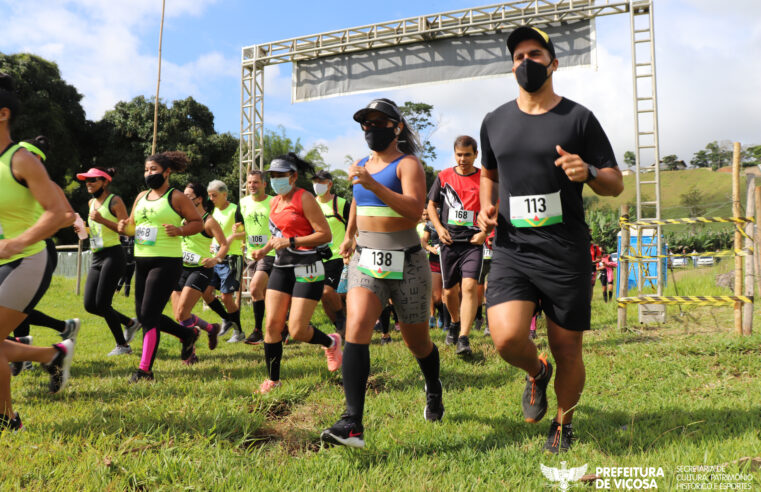 Prefeitura divulga a lista com o tempo dos participantes da 1ª Viçosa Trail Run