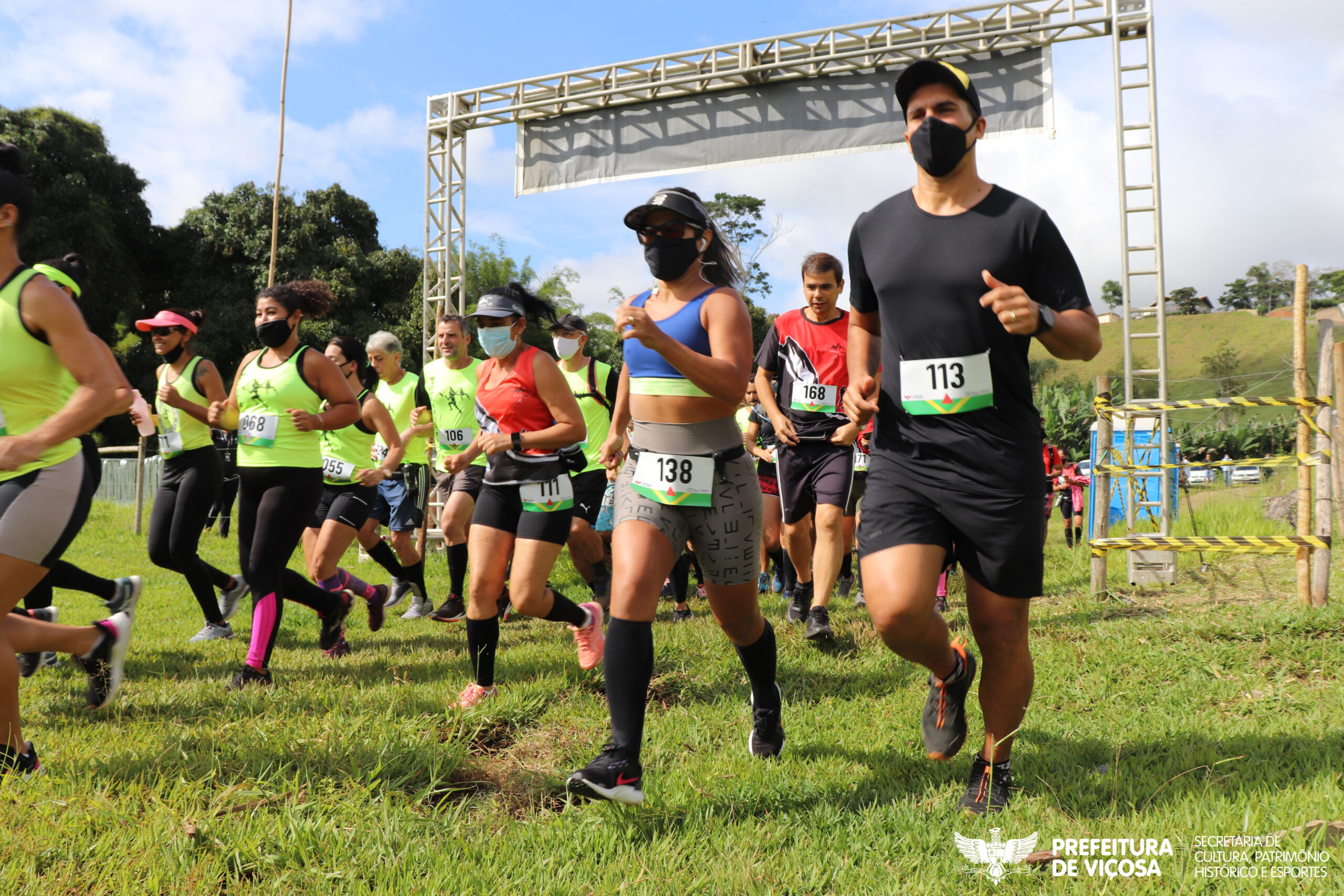 Prefeitura divulga a lista com o tempo dos participantes da 1ª Viçosa Trail Run