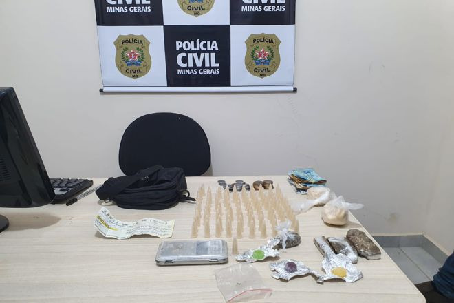 Ação em Visconde do Rio Branco resulta em apreensão de drogas e na prisão de casal suspeito de tráfico