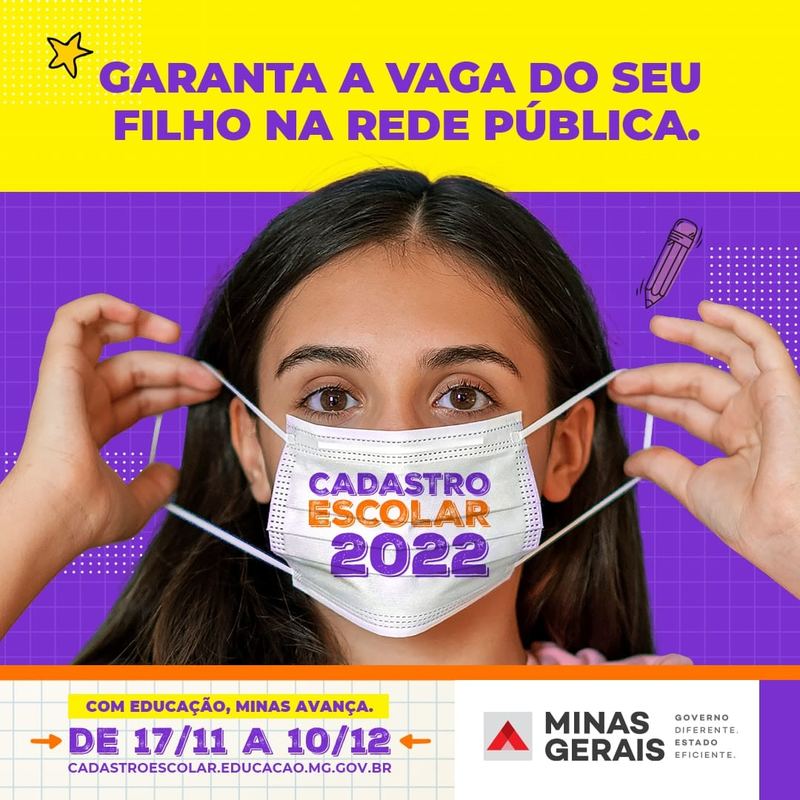Termina na próxima sexta-feira (10/12) prazo para fazer cadastro escolar 2022