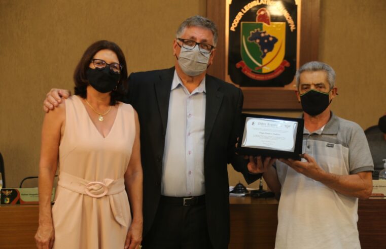 Ex-Diretor do Hospital São João Batista, Sérgio Pinheiro é homenageado na câmara