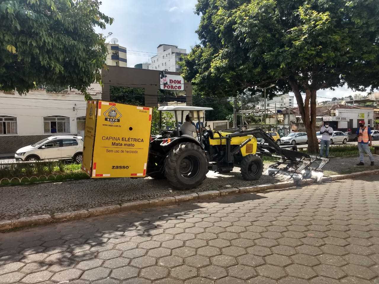 Viçosa: capina elétrica é iniciada