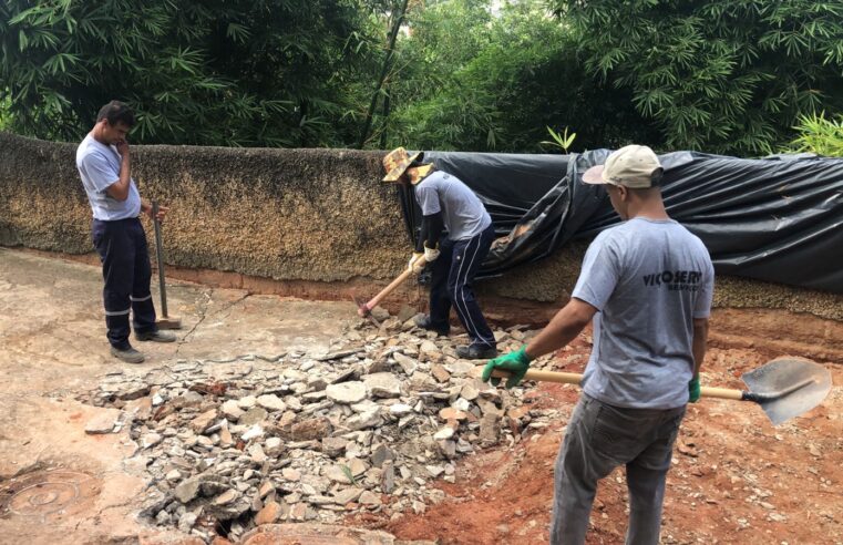 Defesa Civil realiza obras de prevenção em vias públicas de Viçosa