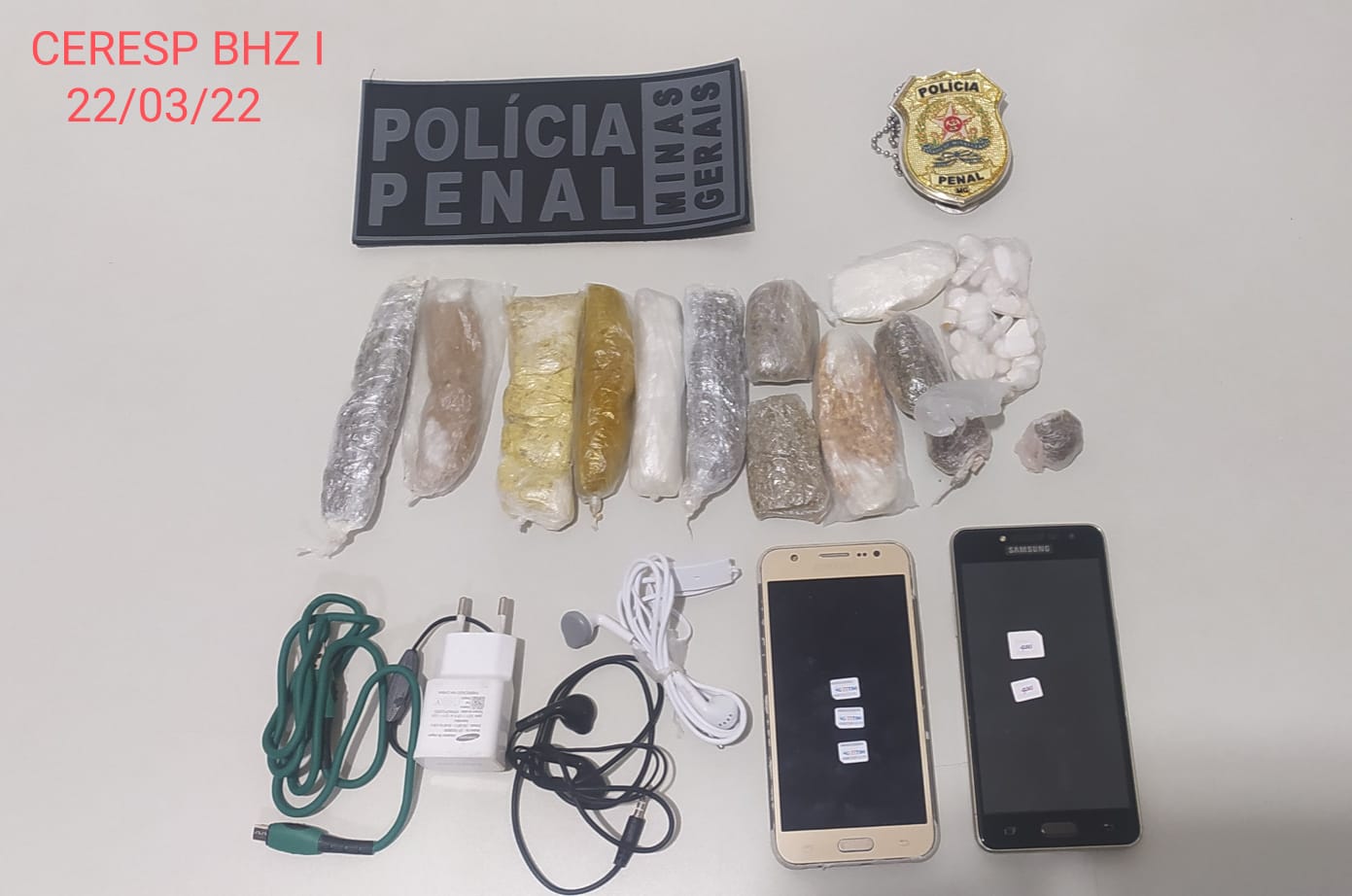 Apreensões inusitadas realizadas pelo departamento penitenciário de Minas Gerais