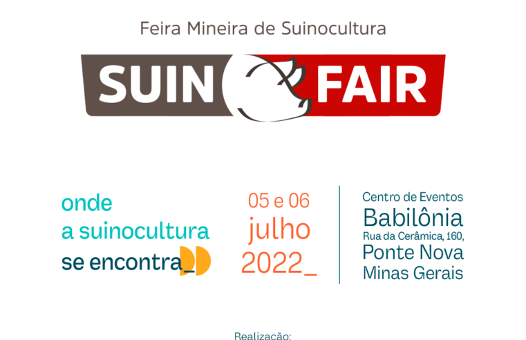 Ponte Nova: Feira Mineira de Suinocultura “Suinfair” retorna em sua 11ª edição