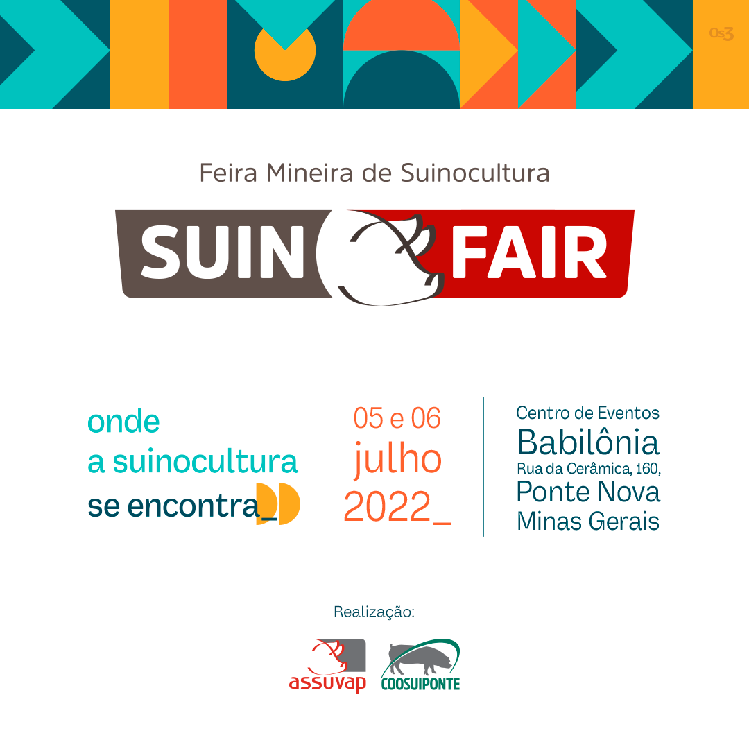 Ponte Nova: Feira Mineira de Suinocultura “Suinfair” retorna em sua 11ª edição