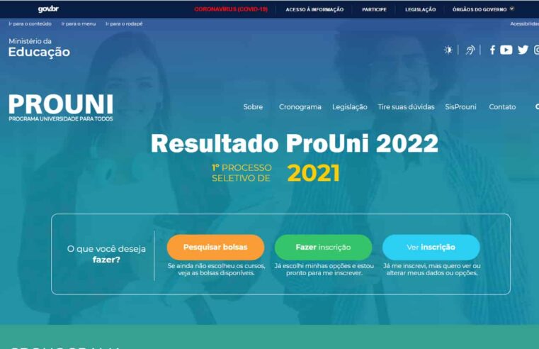 Prouni: resultado da primeira chamada deve ser divulgado hoje