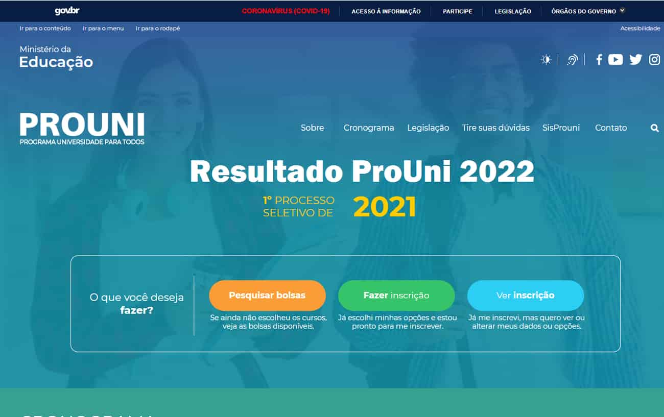 Prouni: resultado da primeira chamada deve ser divulgado hoje