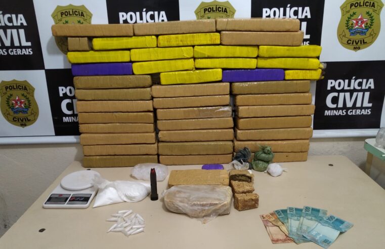 Viçosa: polícia civil prende quatro suspeitos por tráfico de drogas no Vau Açu