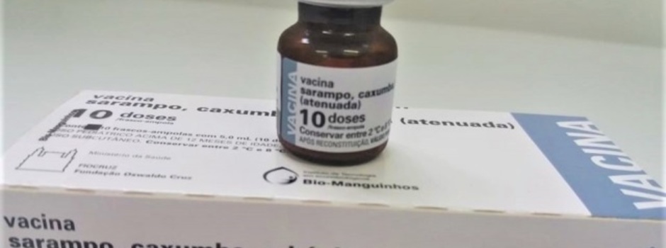 Saúde convoca para vacinação contra o sarampo a partir de segunda-feira (4/4)