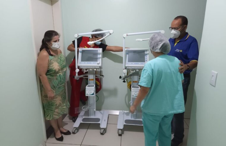 Projeto Salve Vidas doa dois ventiladores pulmonares para o HSS