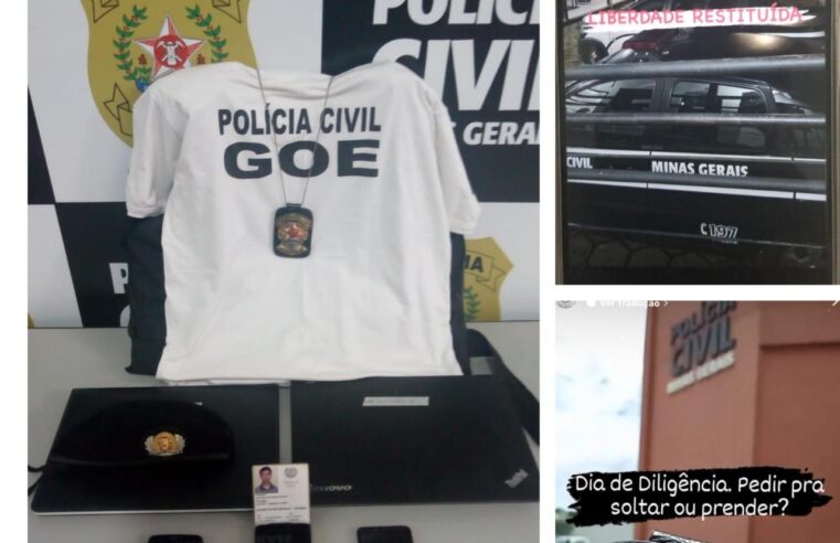 Ubá: PCMG cumpre mandado em residência de homem suspeito de se passar por policial civil