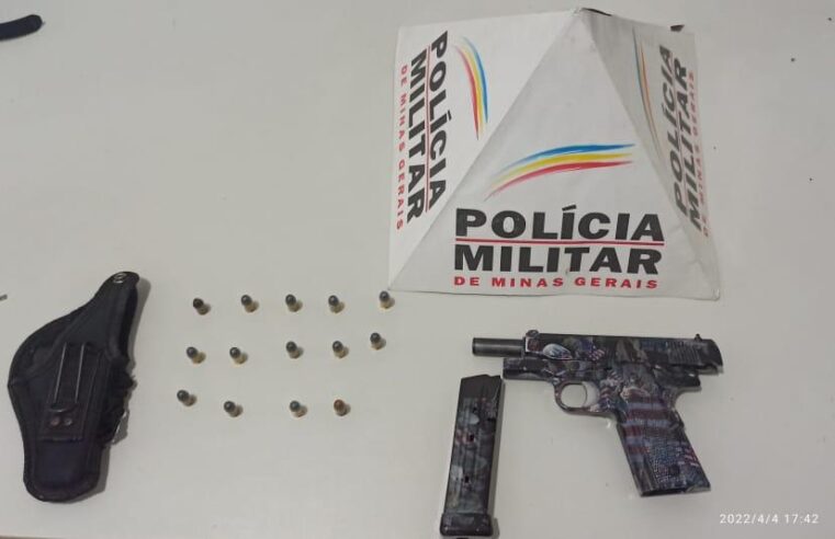 Polícia Militar apreende arma de fogo em Visconde do Rio Branco