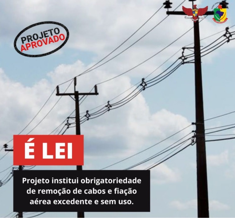 Viçosa: Câmara aprova PL que obriga a remoção de cabos e fios sem uso